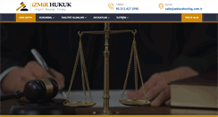 Desktop Screenshot of izmirhukuk.net